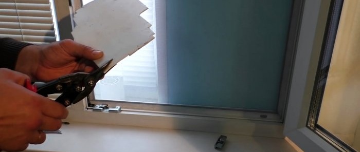 Hur man justerar ett fönster för att exakt ta bort blåsningen