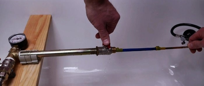 Paano gumawa ng pneumatic plug para sa pansamantalang pagsasaksak ng tubo at pagtatrabaho sa ilalim ng pressure