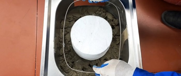 Comment fabriquer un simple poêle à bois à partir d'un évier de cuisine