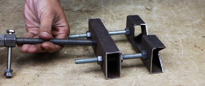 Como fazer um extrator de rolamento a partir de um pedaço de tubo perfilado