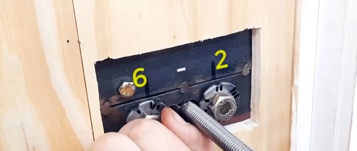 Tricky door latch with a code mechanism