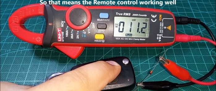 Paano subukan ang anumang remote control ng radyo gamit ang isang regular na multimeter