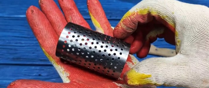 Kullanılmış yağ filtresinden el veya çadır ısıtıcısı nasıl yapılır