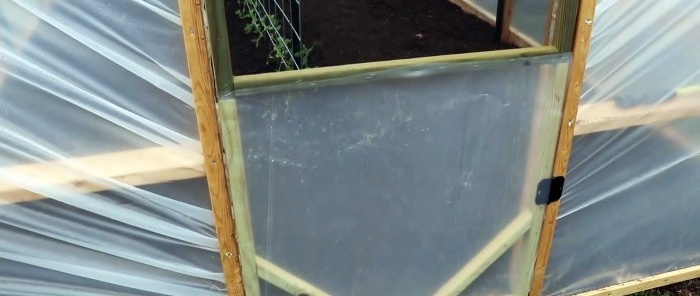 Cheap large greenhouse with your own hands from available materials