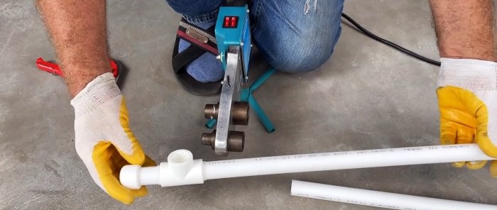 Ефективна градинска пръскачка, изработена от PP тръби и PET бутилки