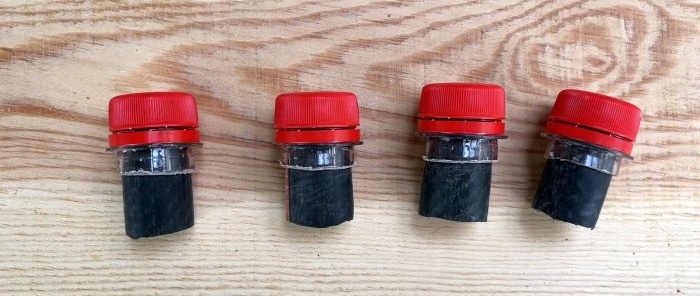 Effektiv hagesprinkler laget av PP-rør og PET-flasker