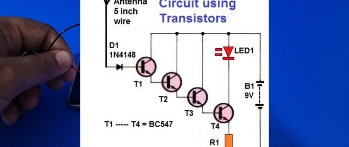 3 circuitos detectores simples para diversas necessidades domésticas