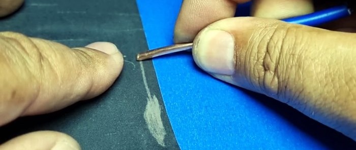 كيفية صنع مكواة لحام بسرعة من قلم رصاص 5 فولت