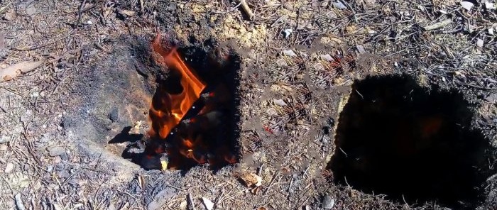 Jak rozdělat bezdýmný skautský oheň