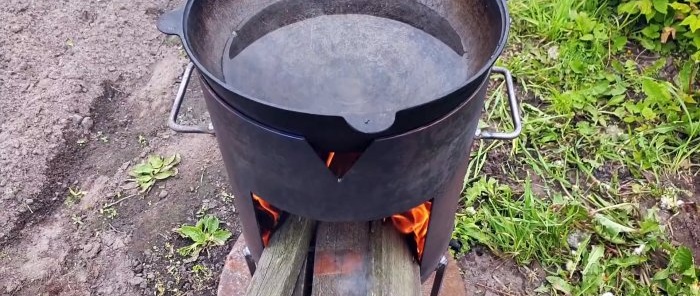 Cara membuat dapur untuk kawah dari silinder gas