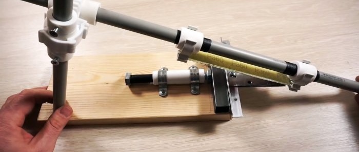 Mevcut malzemelerden bıçakları keskinleştirmek için bir yapı nasıl monte edilir