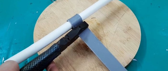 Cách làm van một chiều thoát nước từ ống nhựa PVC
