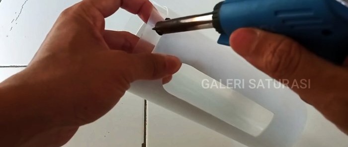 Kako napraviti modernu vrtnu svjetiljku za novčiće od PVC cijevi