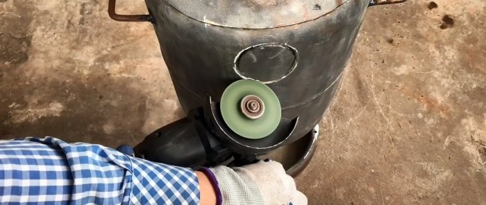 Jak vyrobit turbo troubu s nastavitelným plamenem a jednorázovým plněním