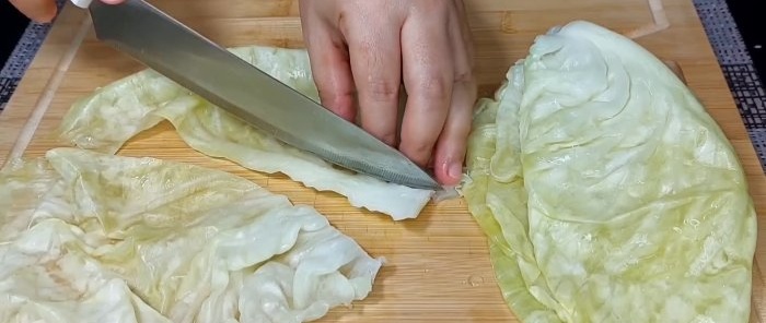 Delicious cabbage rolls according to a Chinese recipe