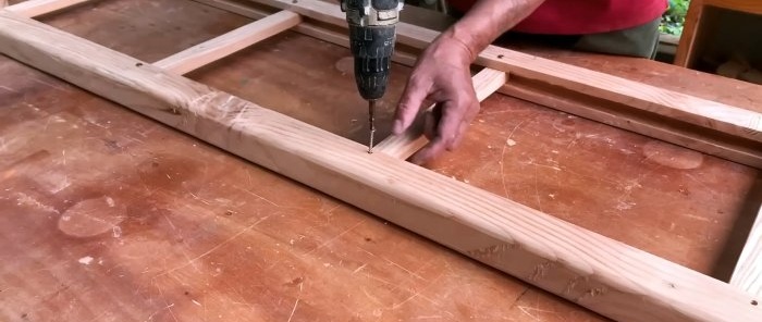 איך להכין סולם מתקפל מעץ