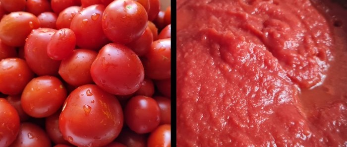 La receta de pasta de tomate no es para perezosos