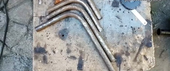 Hur man gör en manuell rörbockare av ett gammalt lager och en rörbit