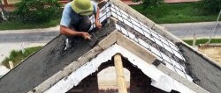 Cara membina bumbung konkrit tanpa menggunakan cara mekanikal