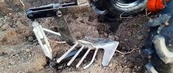 How to make a potato digger on a walk-behind tractor