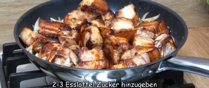 Cara memasak perut babi menggunakan resipi restoran
