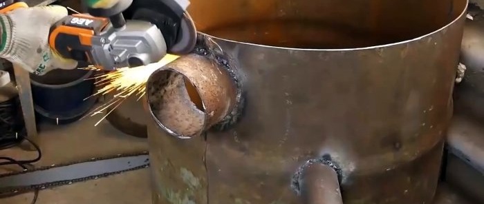 Hurda metalden uzun yanan bir soba nasıl yapılır