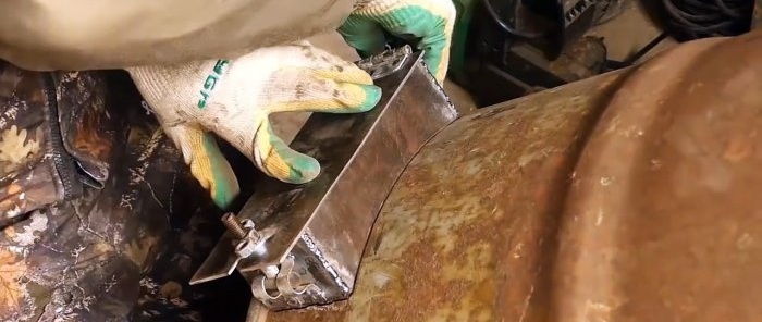 Ako vyrobiť dlho horiace kachle z kovového šrotu