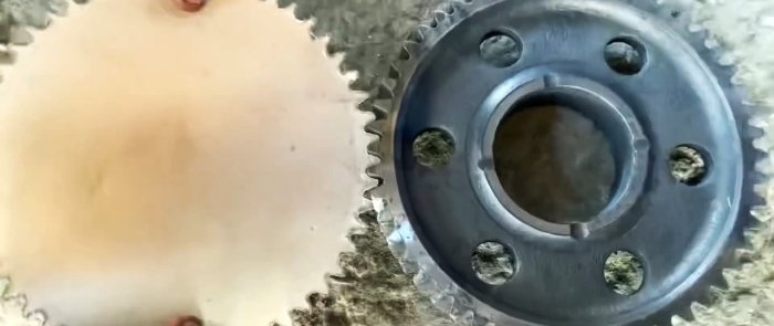 Hur man reparerar ett kugghjul med trasiga tänder