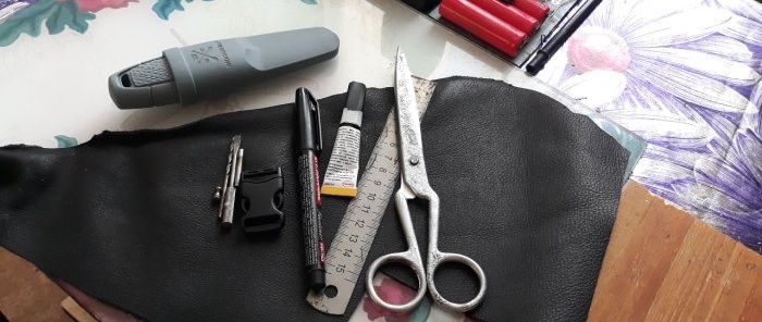 Jak vyrobit závěsné pouzdro na kapesní nůž