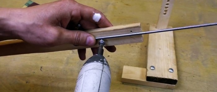 Hvordan lage den enkleste tresliperen for presis sliping av kniver