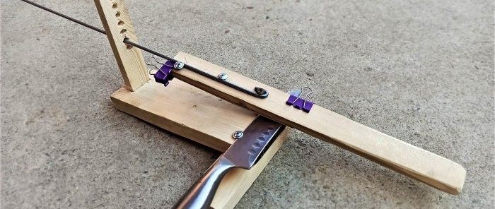 Com fer l'esmoladora de fusta més senzilla per afilar amb precisió els ganivets