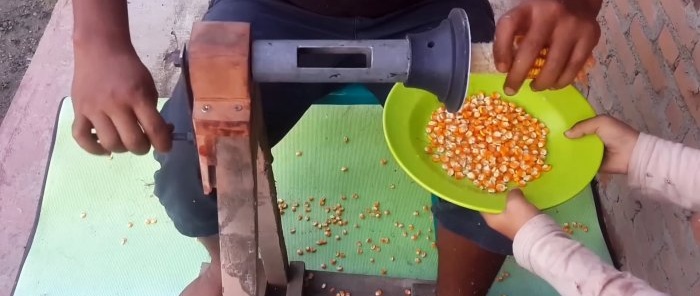 Как да си направим обикновена люспа за царевица