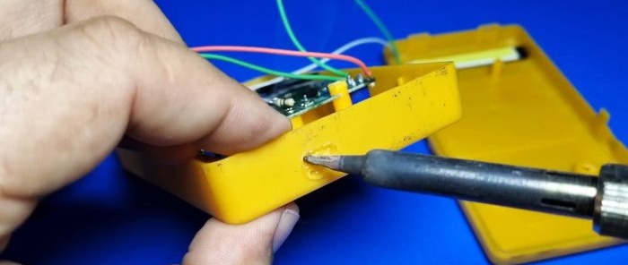 Tired of changing batteries in a multimeter How to switch to a battery with a charging system
