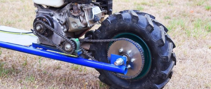 Arazi ve güçlü bir scooter nasıl monte edilir