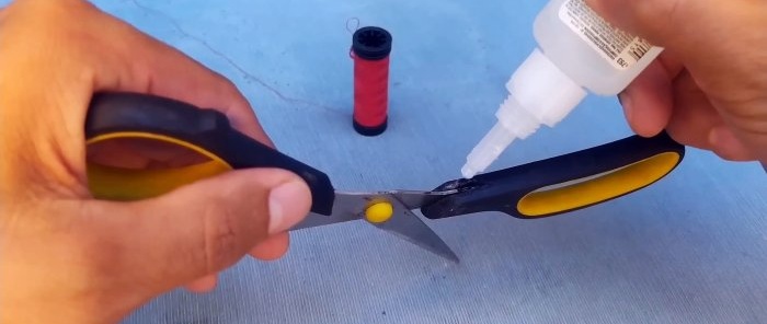 Cara membaiki pemegang gunting yang rosak
