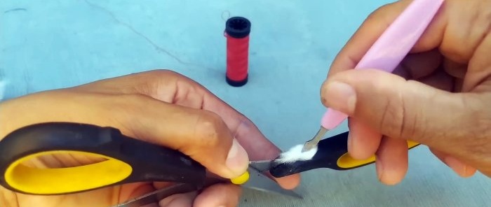 Comment réparer un manche de ciseaux cassé
