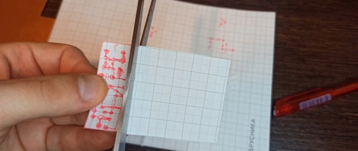 Utan en PC och en skrivare Hur man gör ett kort med USSR-teknik