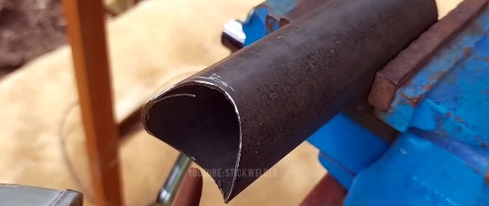 Kā perfekti sagriezt cauruli taisnā leņķī
