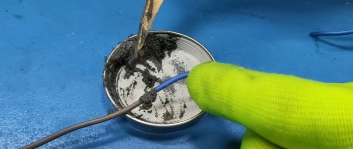 Active solder flux and solder paste from what was on hand