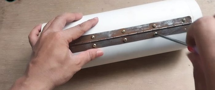 PVC borudan kullanışlı bir alet kutusu nasıl yapılır