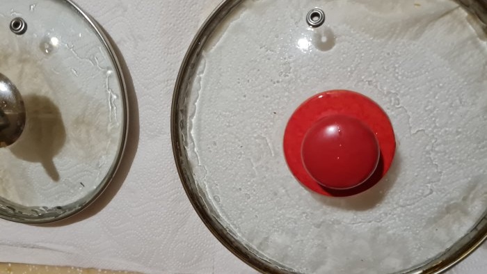 Testing a home-grown preparation for glass lids