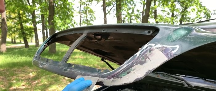How to paint a car without a garage, even in the forest
