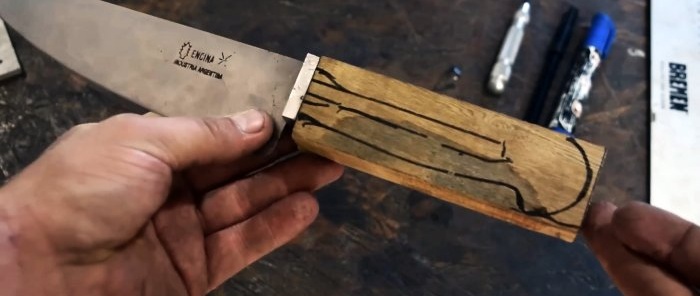 Hvordan reparere en kjøkkenkniv med et ødelagt skaft