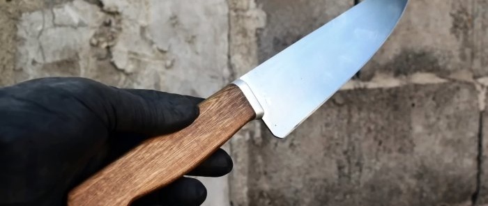 Bagaimana untuk membaiki pisau dapur dengan batang yang patah