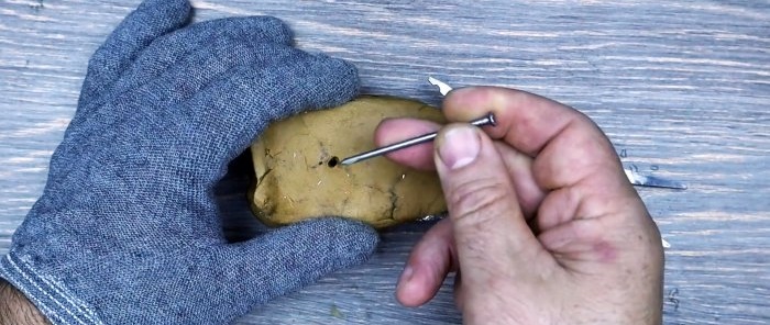 כיצד לשחזר טבעת מספריים מפלסטיק על ידי יציקה בבית