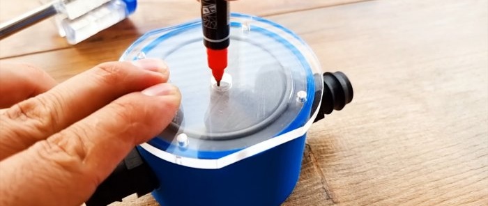 Как да направите помпа за измиване на отвертка или бормашина