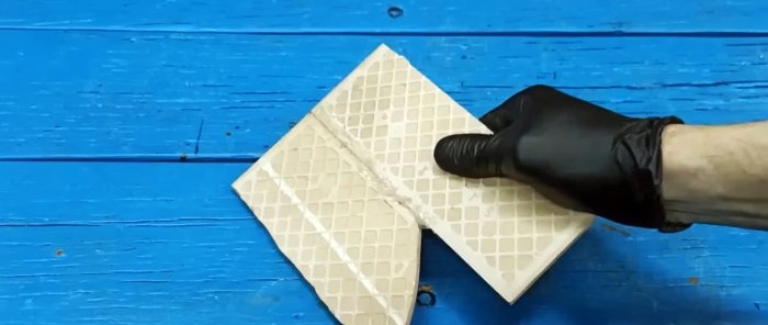 DIY flytende plast for fylling av former og liming av alt sammen