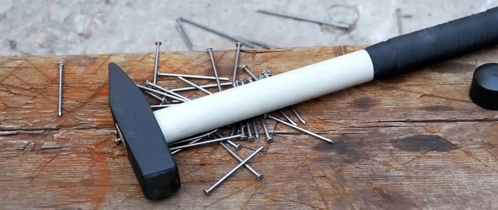 Hoe maak je een plastic hamerhandvat