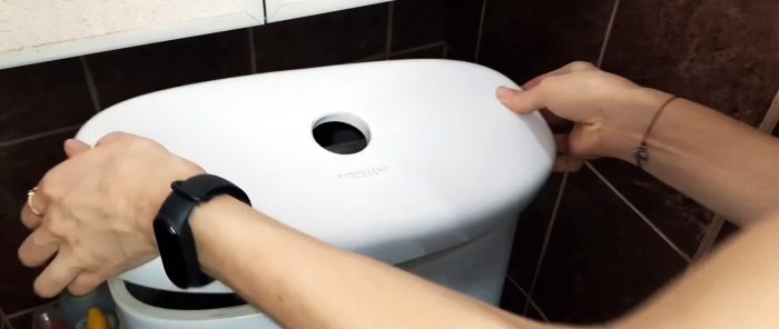 Hur man tar bort kalk och rost från en toalettcistern på nolltid