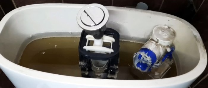 Hur man tar bort kalk och rost från en toalettcistern på nolltid